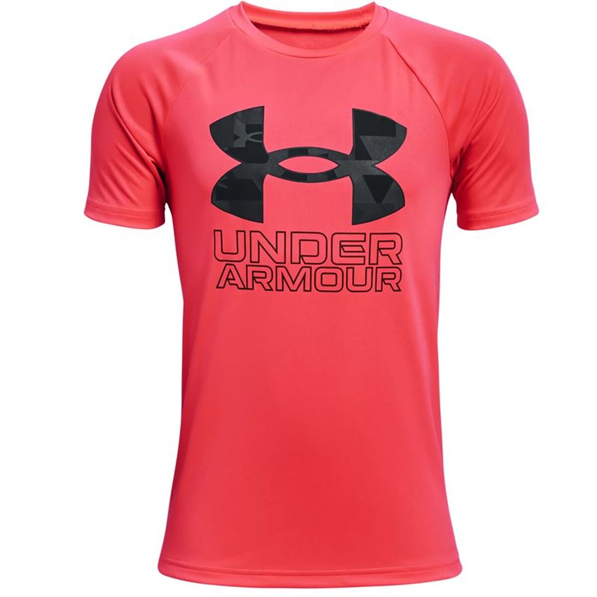 Παιδικό Μπλούζα με Κοντό Μανίκι Under Armor Tech Hybrid Κόκκινο