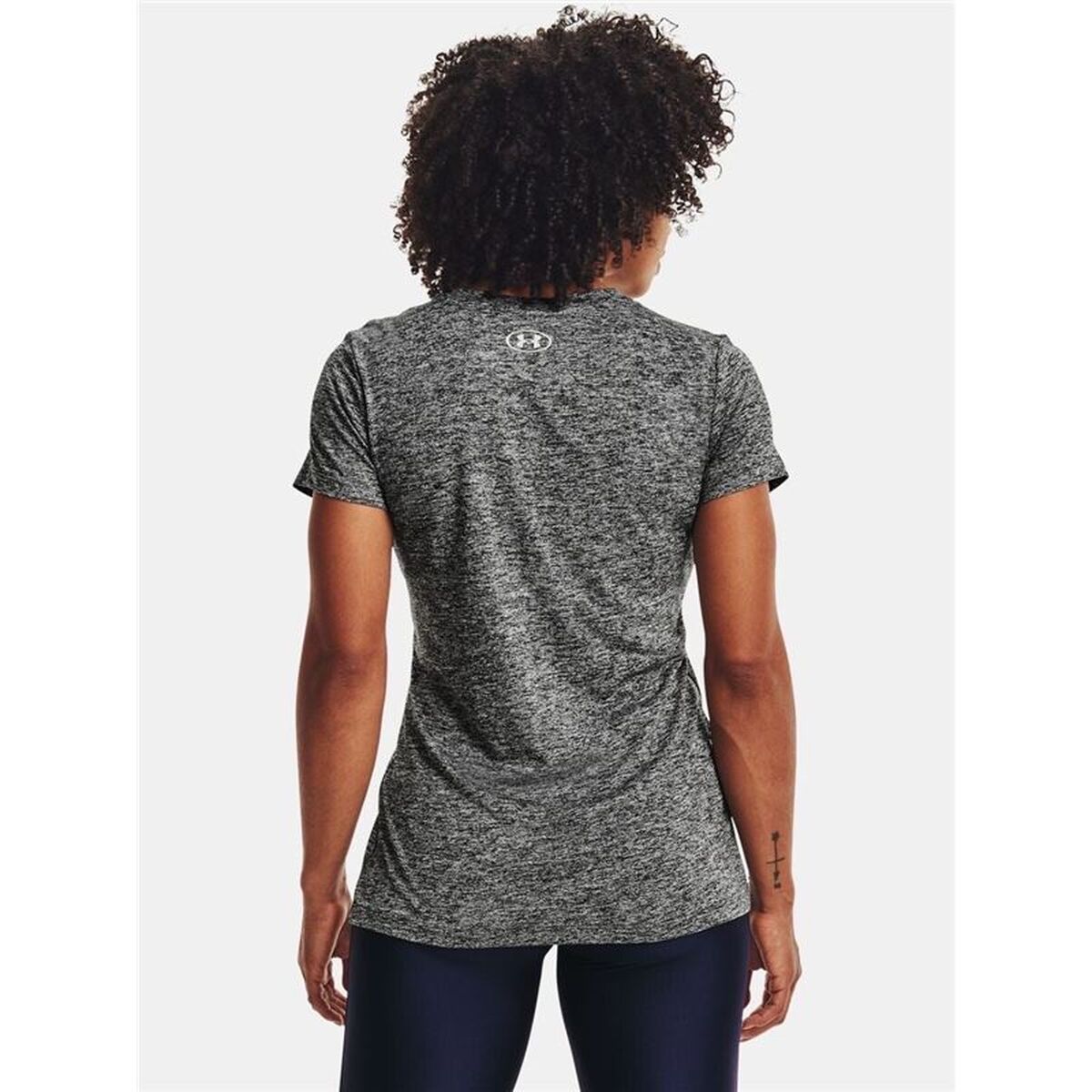 Γυναικεία Μπλούζα με Κοντό Μανίκι Under Armor Tech Twist Γκρι