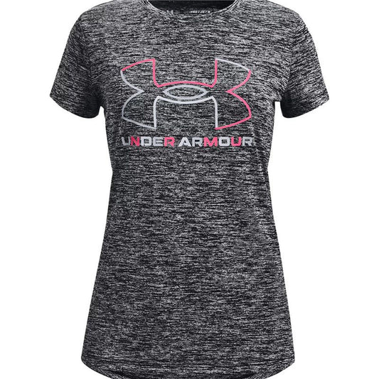 Παιδικό Μπλούζα με Κοντό Μανίκι Under Armor Tech BL Twist SS Σκούρο γκρίζο