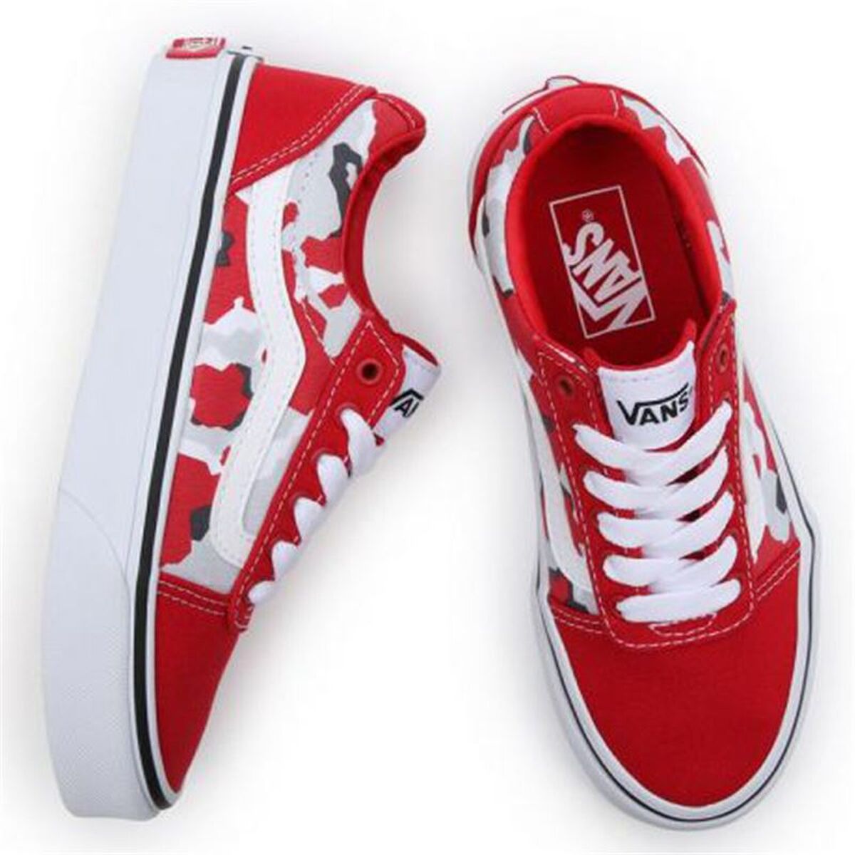 Παιδικά Casual Παπούτσια Vans YT Ward Kids Κόκκινο