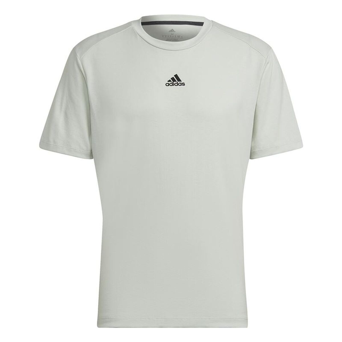 Ανδρική Μπλούζα με Κοντό Μανίκι Adidas Aeroready Λευκό