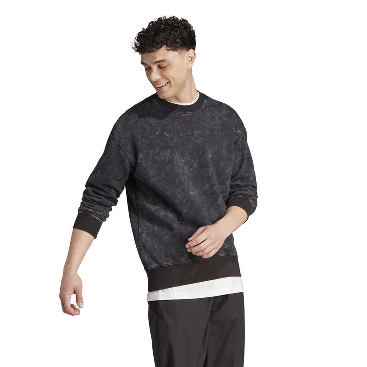 Ανδρικό Φούτερ χωρίς Κουκούλα Adidas All Szn Σκούρο γκρίζο