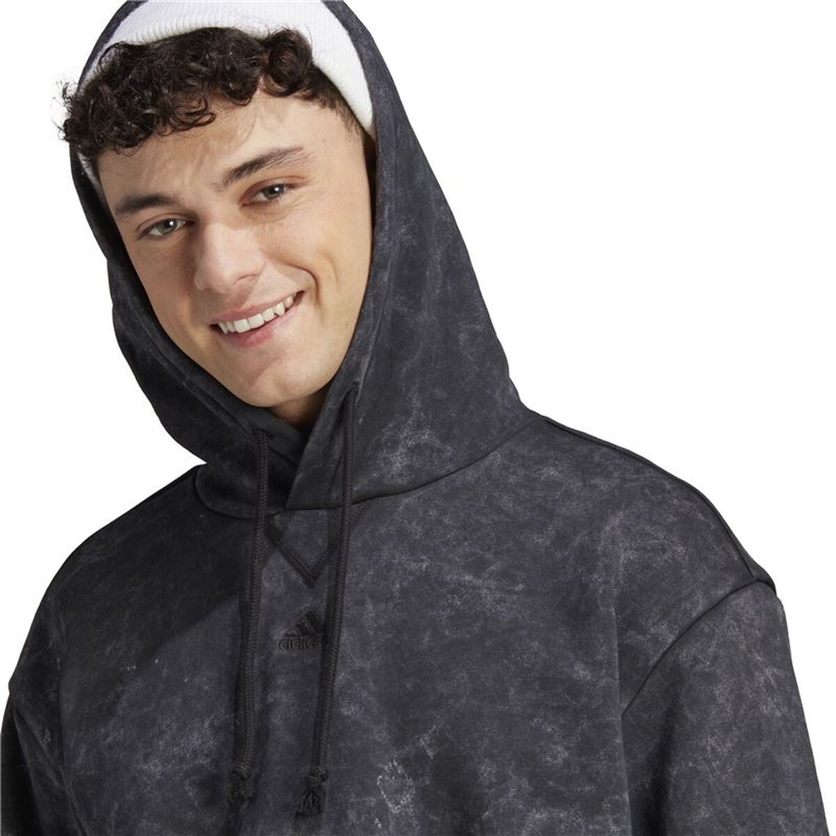 Ανδρικό Φούτερ με Κουκούλα Adidas All Szn Μαύρο