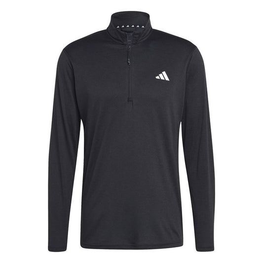Ανδρικό Φούτερ χωρίς Κουκούλα Adidas Tr-Es+ 1I4Zip Μαύρο