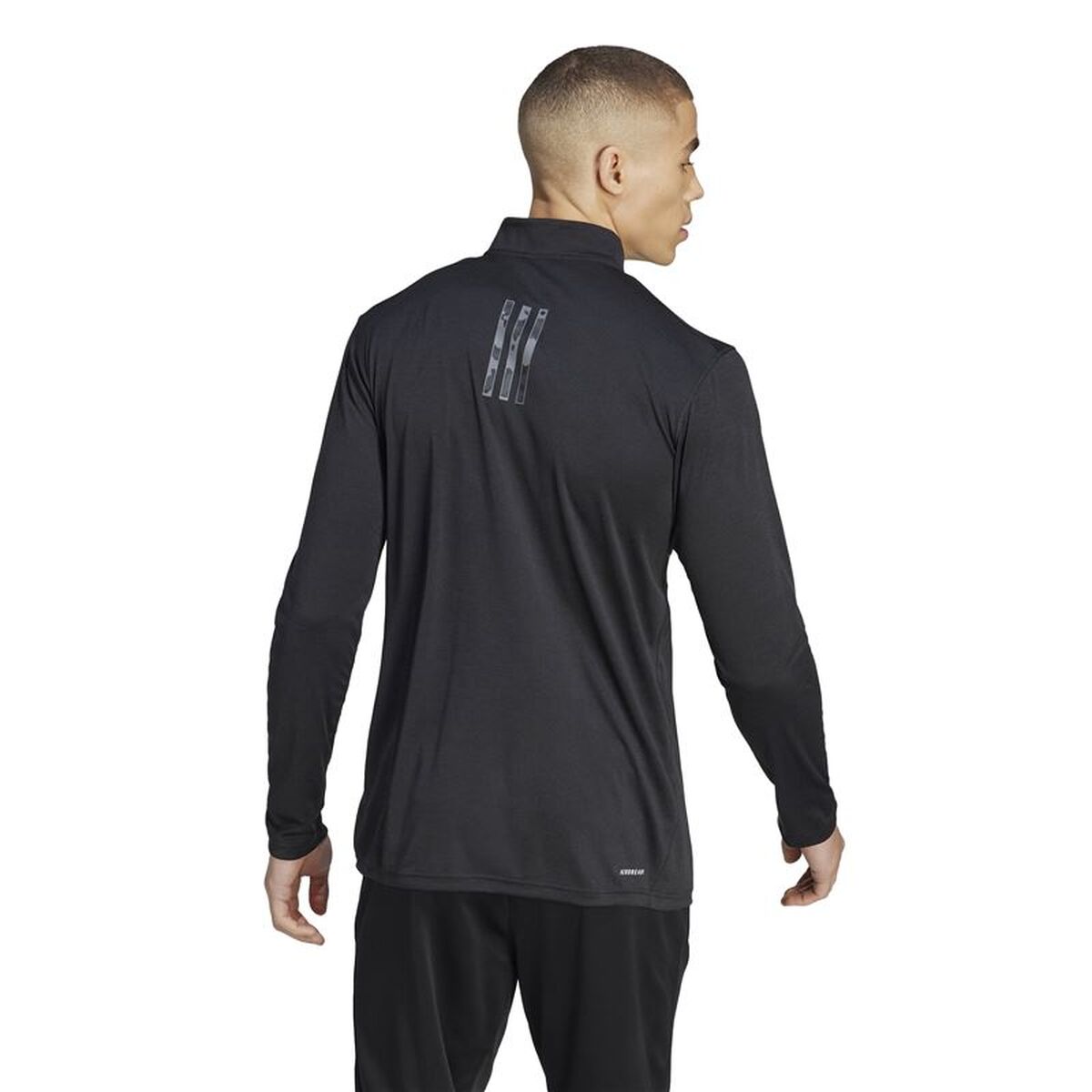 Ανδρικό Φούτερ χωρίς Κουκούλα Adidas Tr-Es+ 1I4Zip Μαύρο