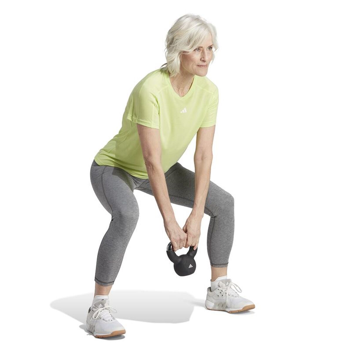 Γυναικεία Μπλούζα με Κοντό Μανίκι Adidas IL3227 Χρυσό