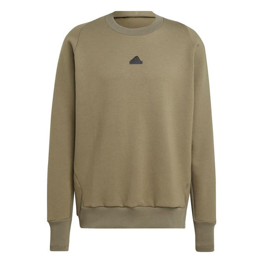 Ανδρικό Φούτερ χωρίς Κουκούλα Adidas Z.N.E. Καφέ