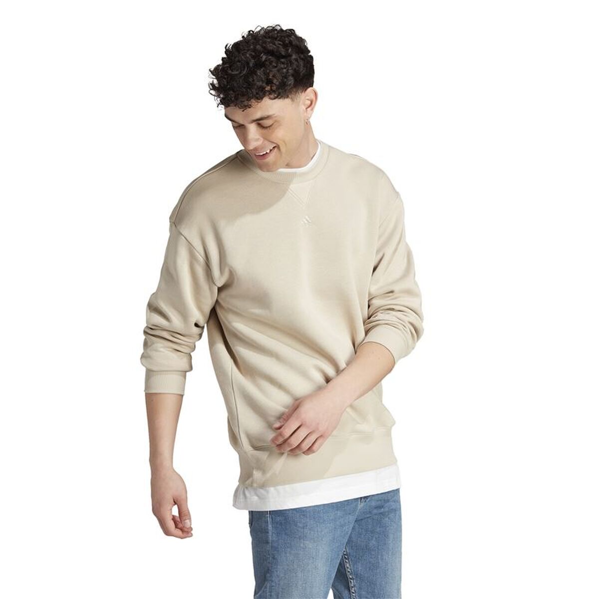 Ανδρικό Φούτερ χωρίς Κουκούλα Adidas All Szn Λευκό