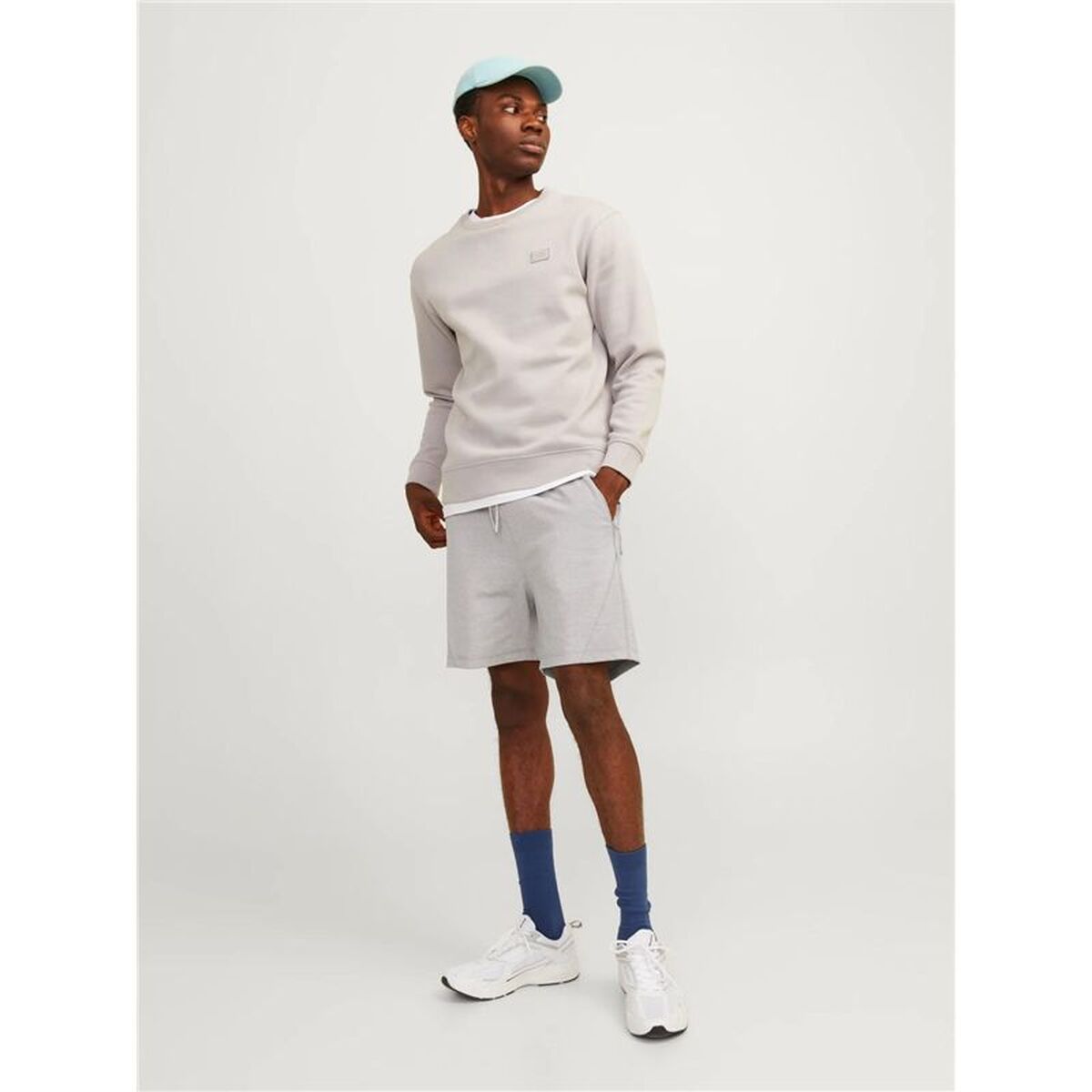 Αθλητικό Σορτς Jack & Jones Γκρι