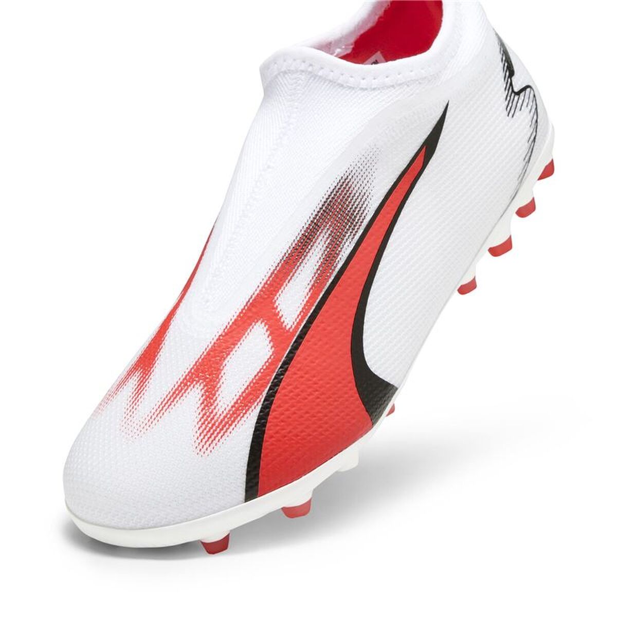 Παιδικές Μπότες Ποδοσφαίρου Puma Ultra Match Ll Mg Λευκό
