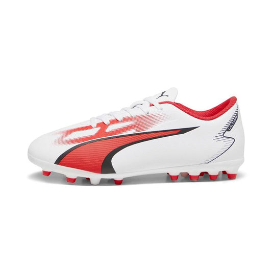 Παιδικές Μπότες Ποδοσφαίρου Puma Ultra Play Mg Λευκό
