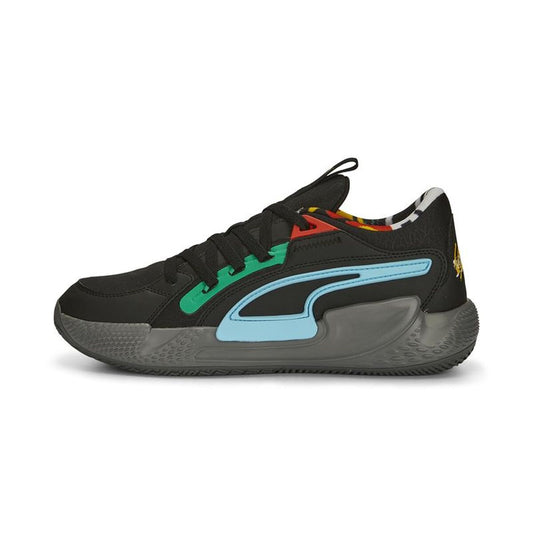 Παπούτσια Μπάσκετ για Παιδιά Puma Court Rider Chaos Μαύρο