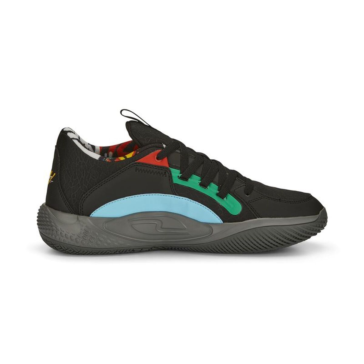 Παπούτσια Μπάσκετ για Παιδιά Puma Court Rider Chaos Μαύρο