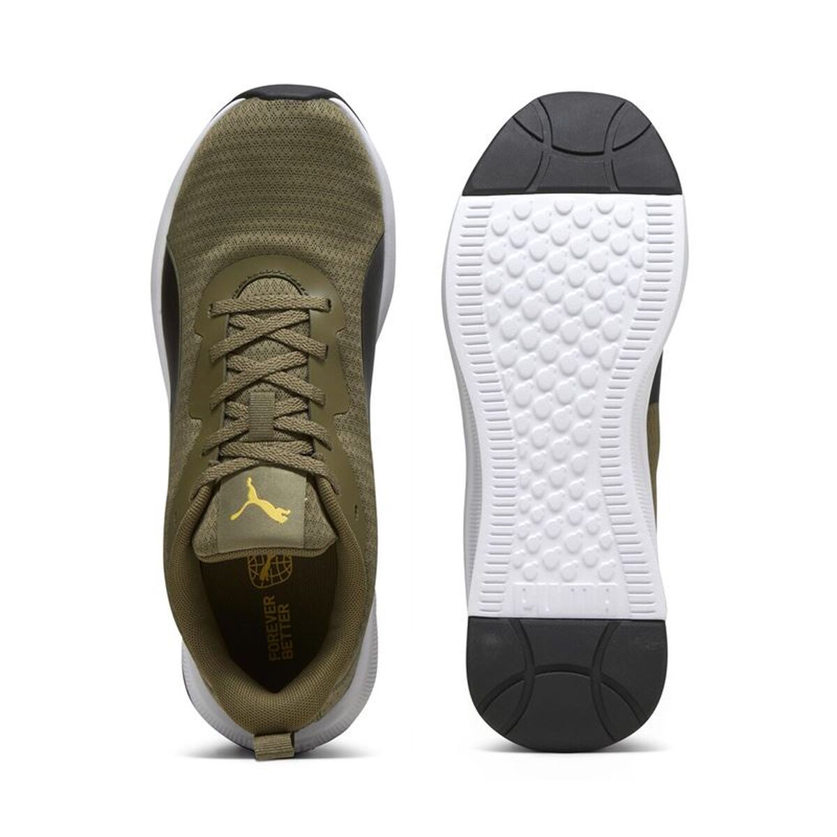 Παπούτσια για Τρέξιμο για Ενήλικες Puma Flyer Lite Ελαιόλαδο