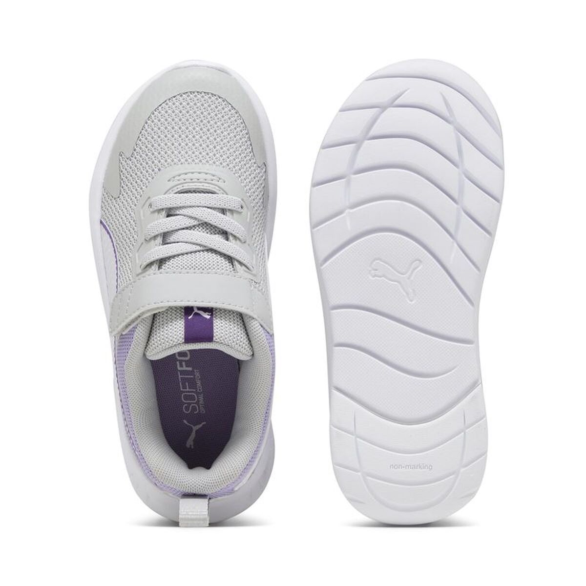 Παπούτσια για Τρέξιμο για Παιδιά Puma Evolve Run Mesh Γκρι
