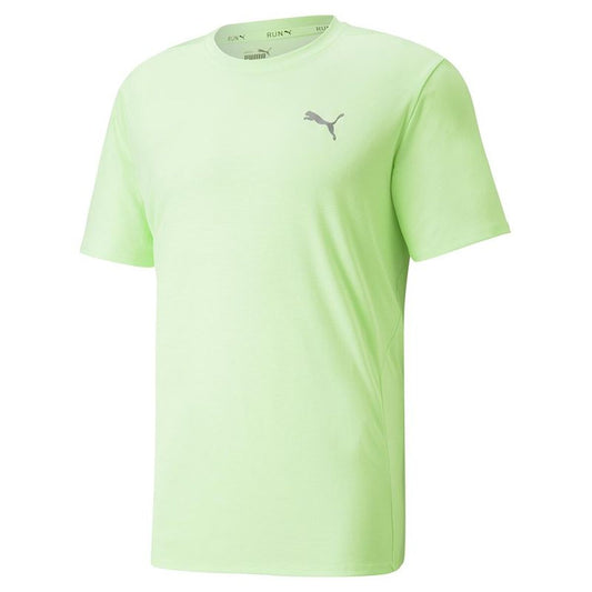 Ανδρική Μπλούζα με Κοντό Μανίκι Puma Run Favorite Πράσινο λιμόνι