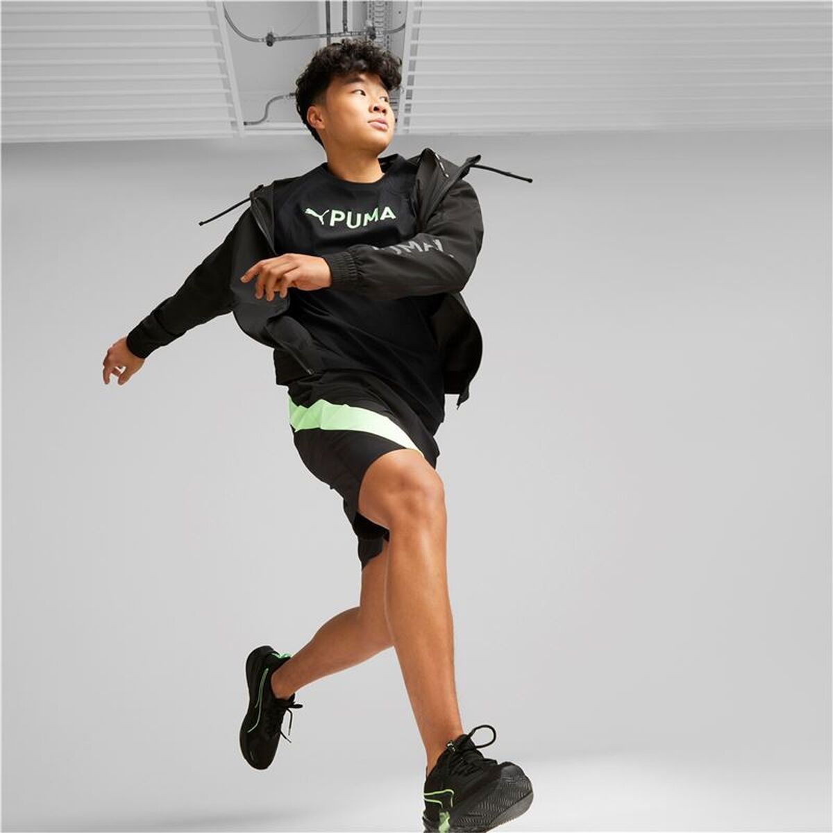 Aθλητικό Σορτς Puma Μαύρο