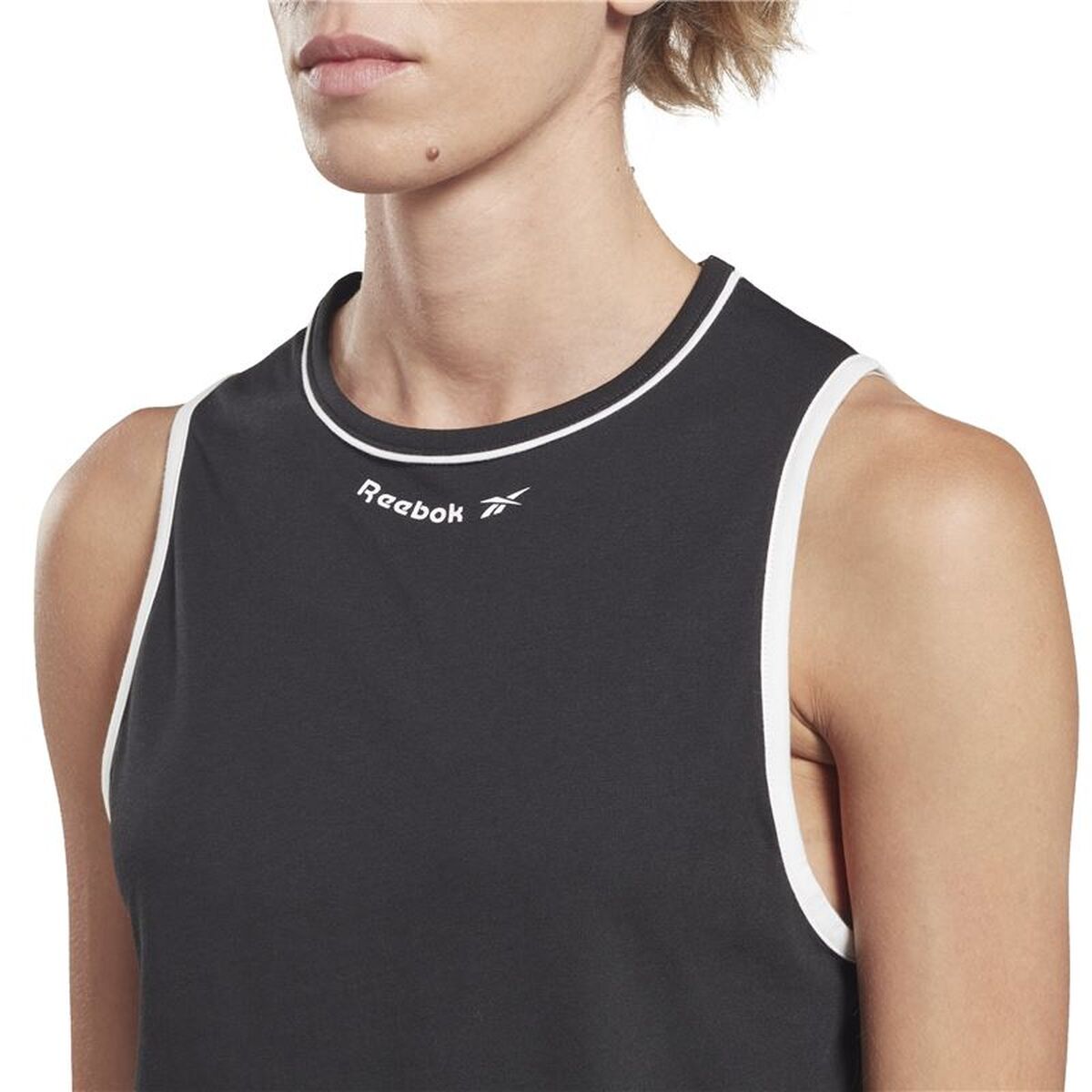 Αμάνικο Γυναικείο Mπλουζάκι Reebok Rie Μαύρο