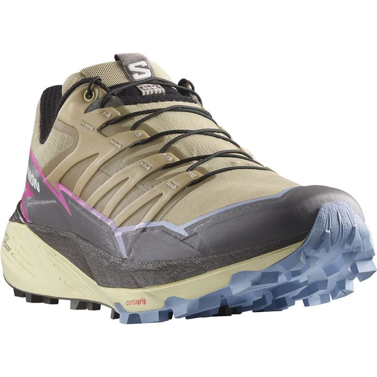 Παπούτσια trail για γυναίκες Salomon Thundercross Καφέ