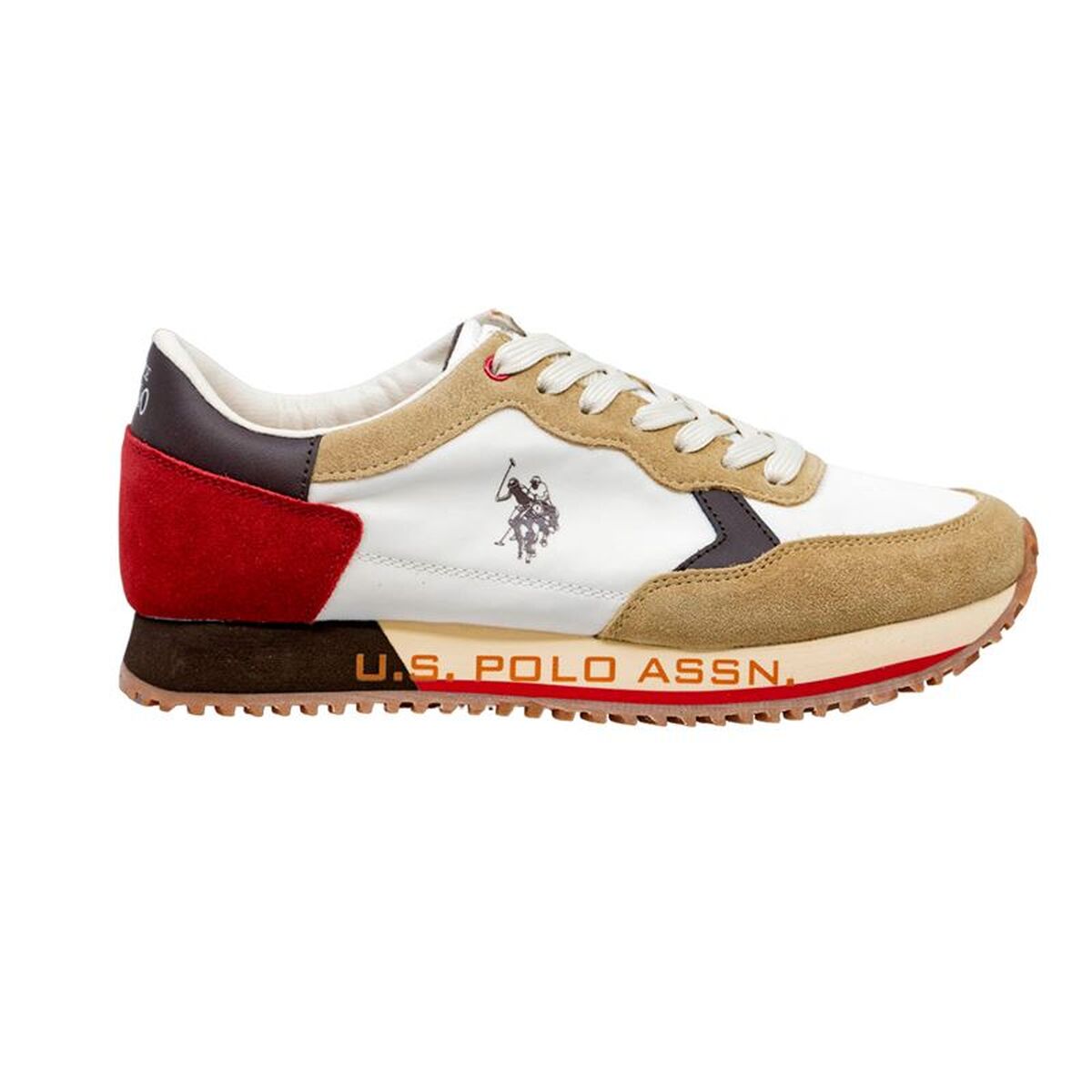 Ανδρικά Αθλητικά Παπούτσια U.S. Polo Assn. Ανοιχτό καφέ