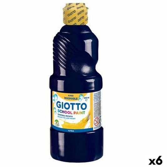 Τέμπερα Giotto Μαύρο 500 ml (x6)