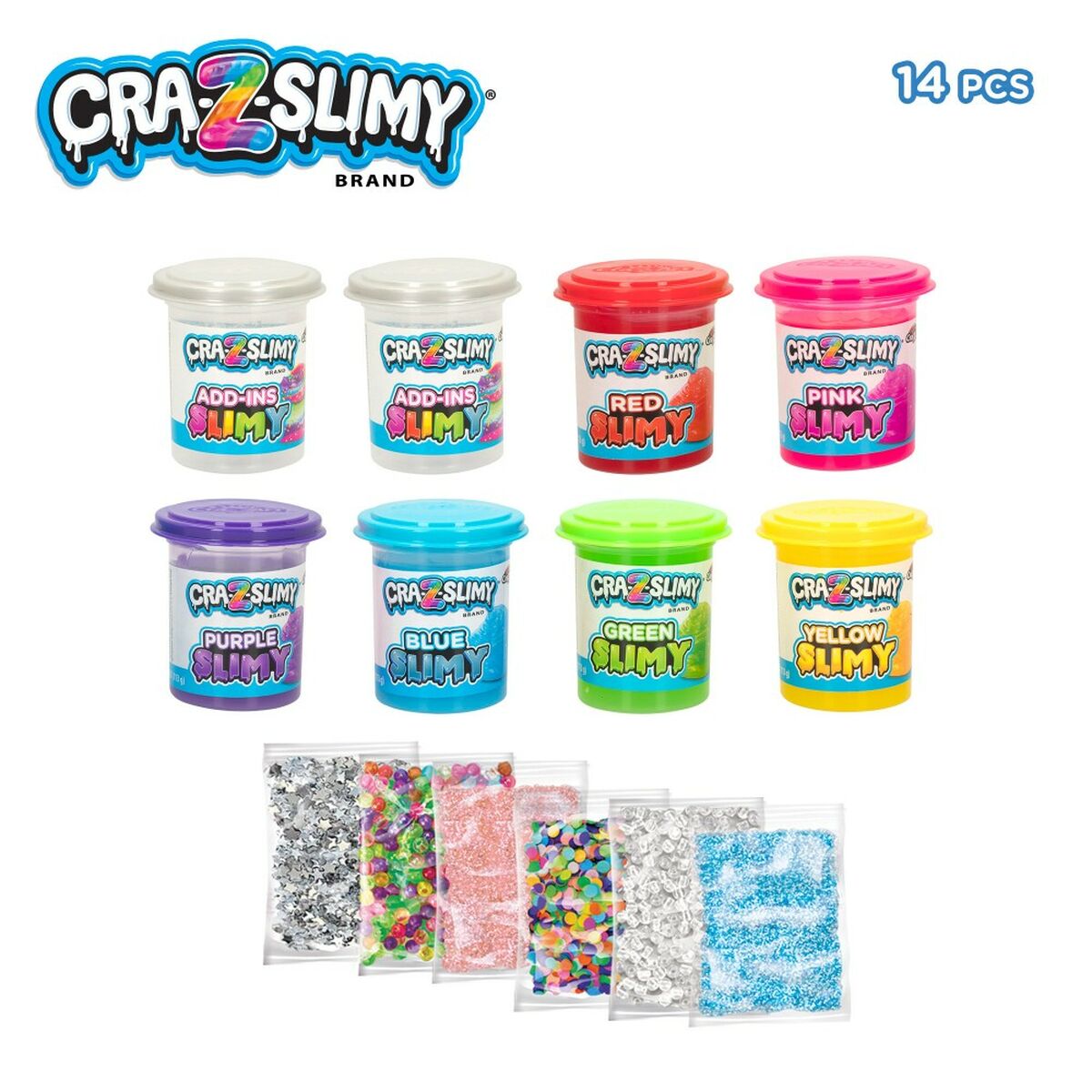 Παιχνίδι με Πλαστελίνη Cra-Z-Art Bold&Brights (x6) Slime