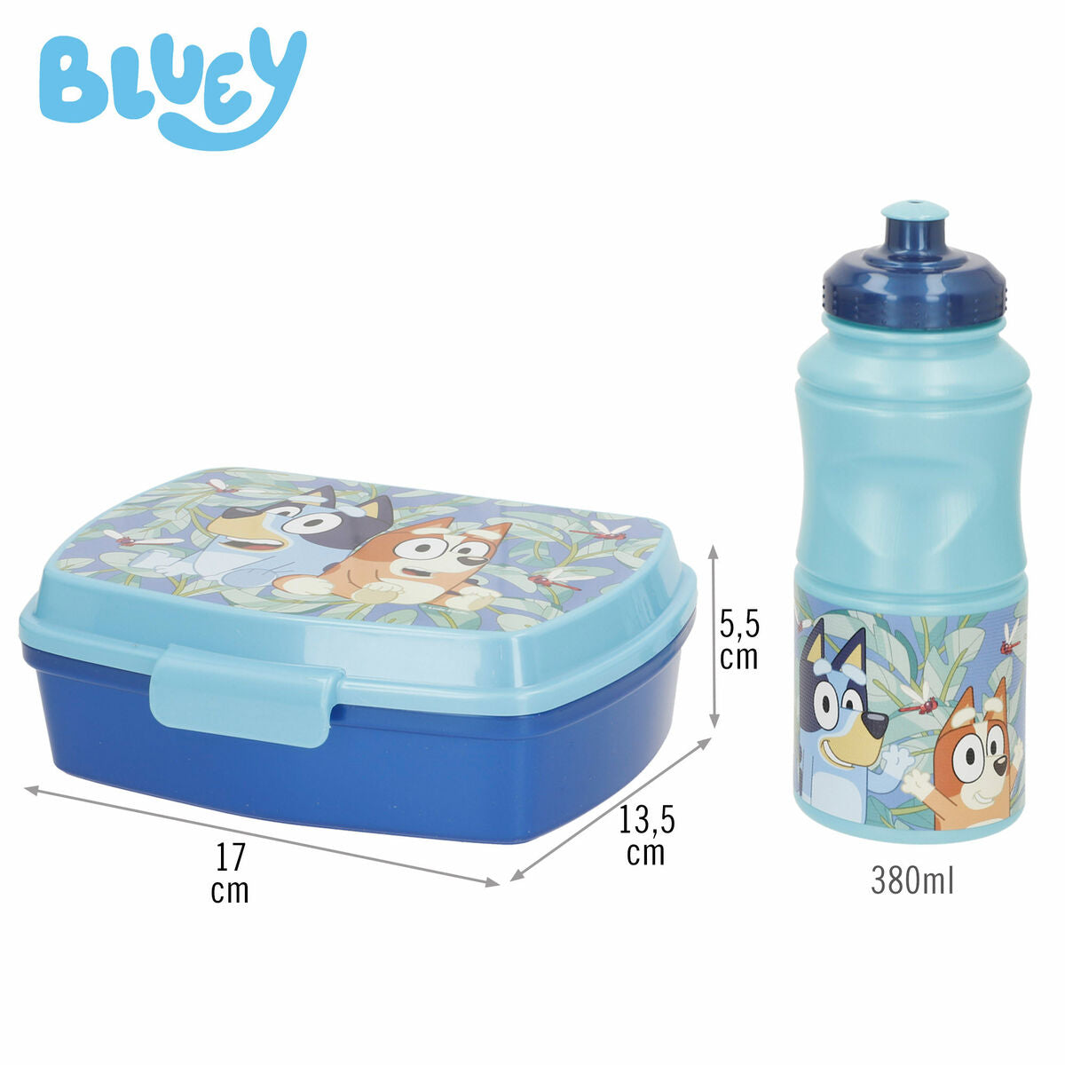 Κυτίο Γεύματος Bluey 380 ml 17 x 5,5 x 13,5 cm Μπουκάλι (x6)