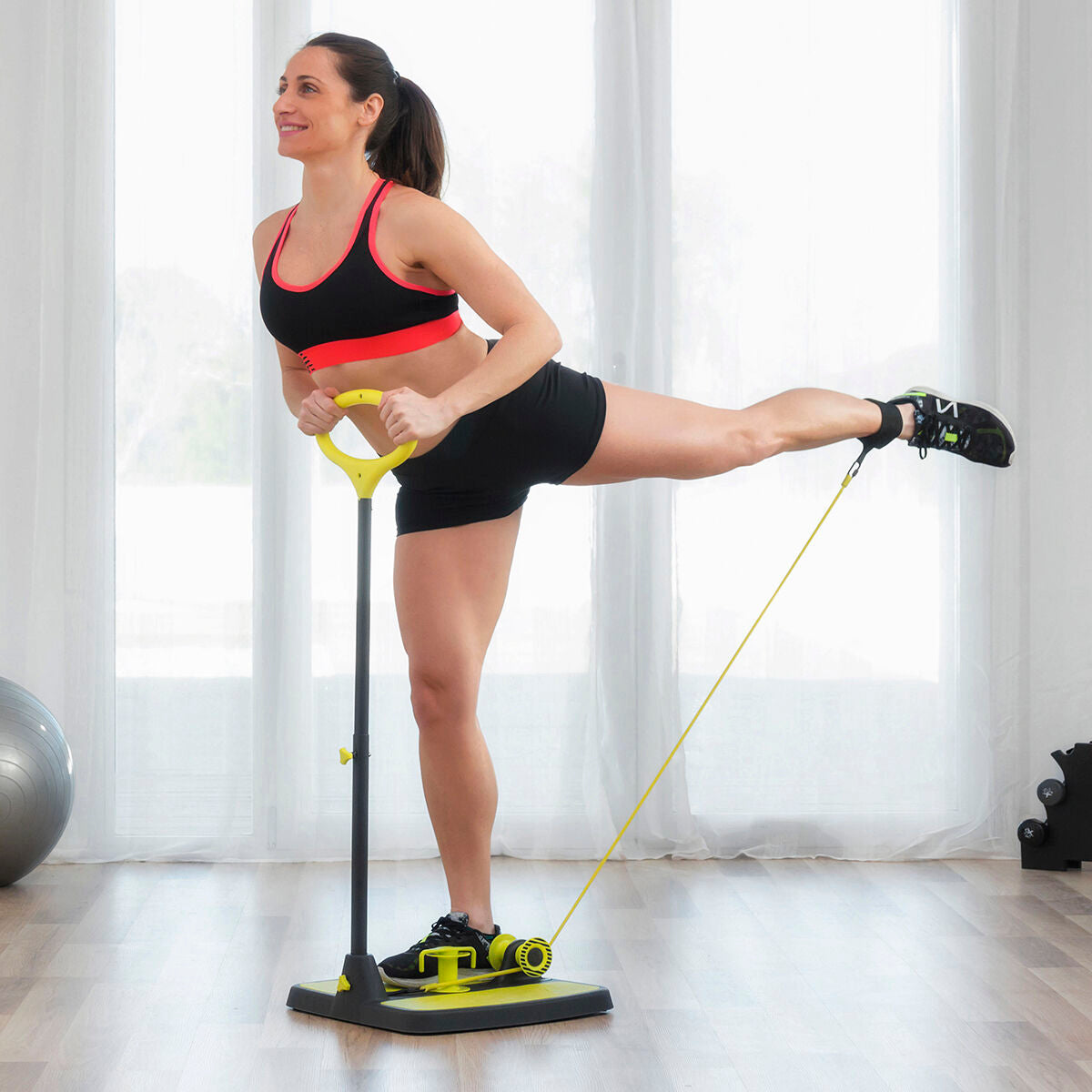 Πλατφόρμα για Fitness για τους Γλουτούς και τα Πόδια με Οδηγό Ασκήσεων InnovaGoods