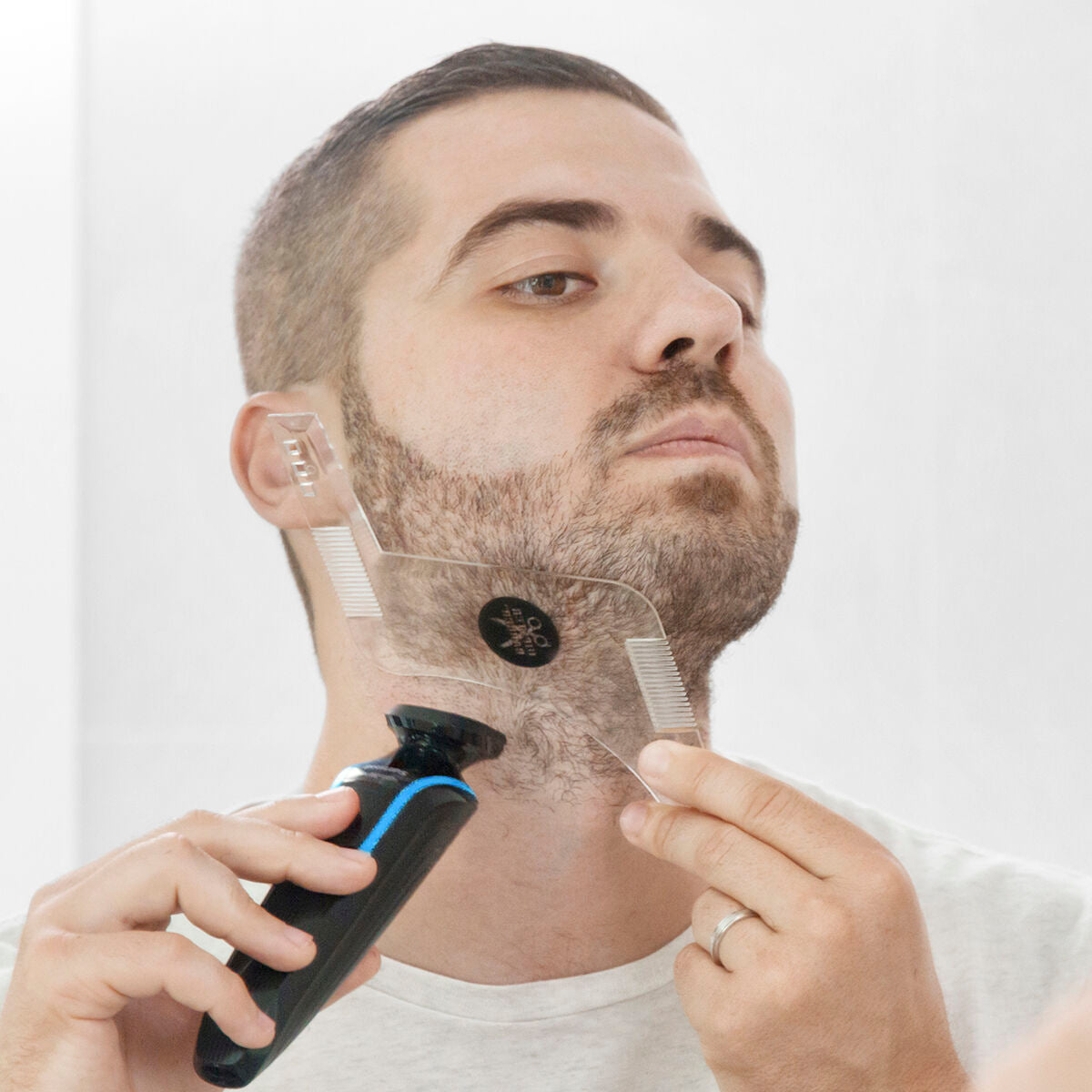 πρότυπο για ξύρισμα γενειάδας Hipster Barber InnovaGoods