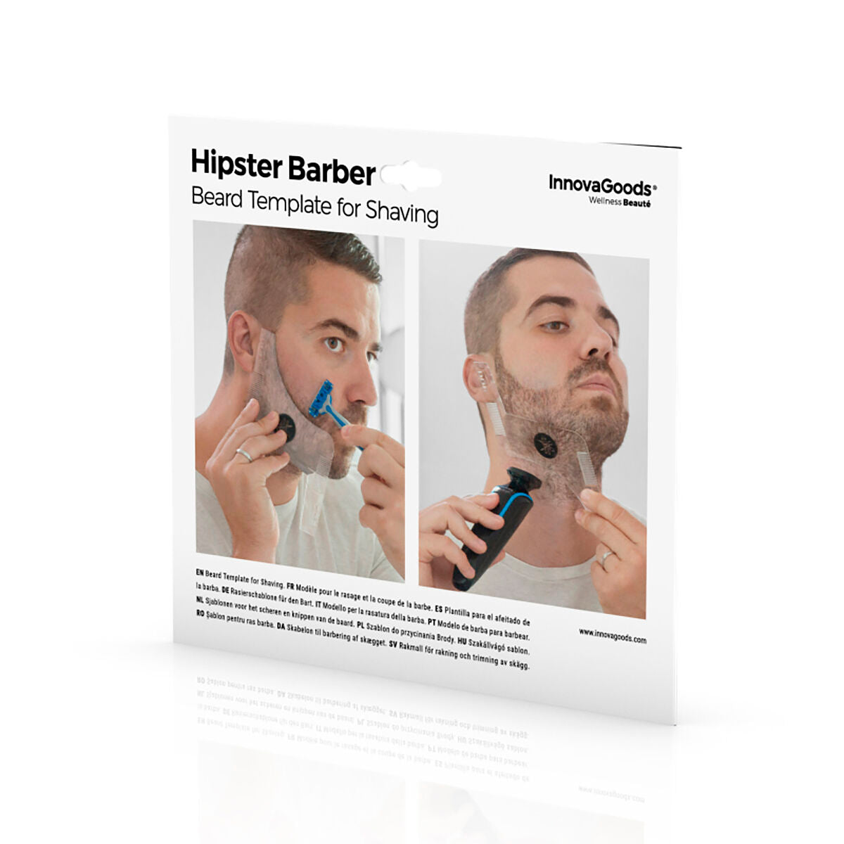 πρότυπο για ξύρισμα γενειάδας Hipster Barber InnovaGoods