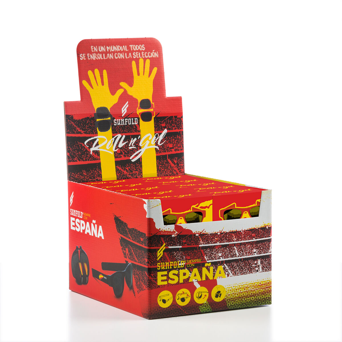 Γυαλιά ηλίου Roll-up Sunfold Spain Red