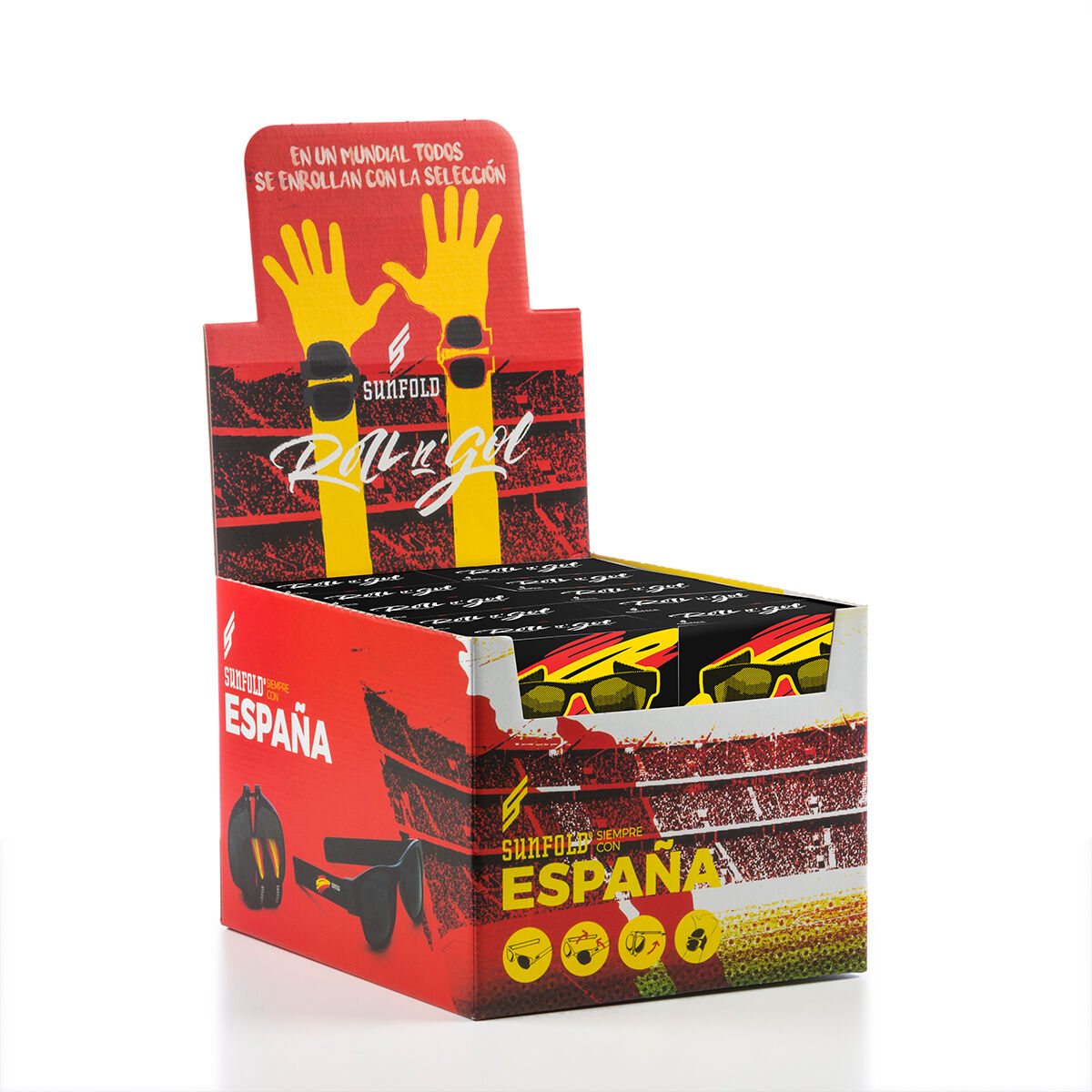 Γυαλιά ηλίου Roll-up Sunfold Spain Black