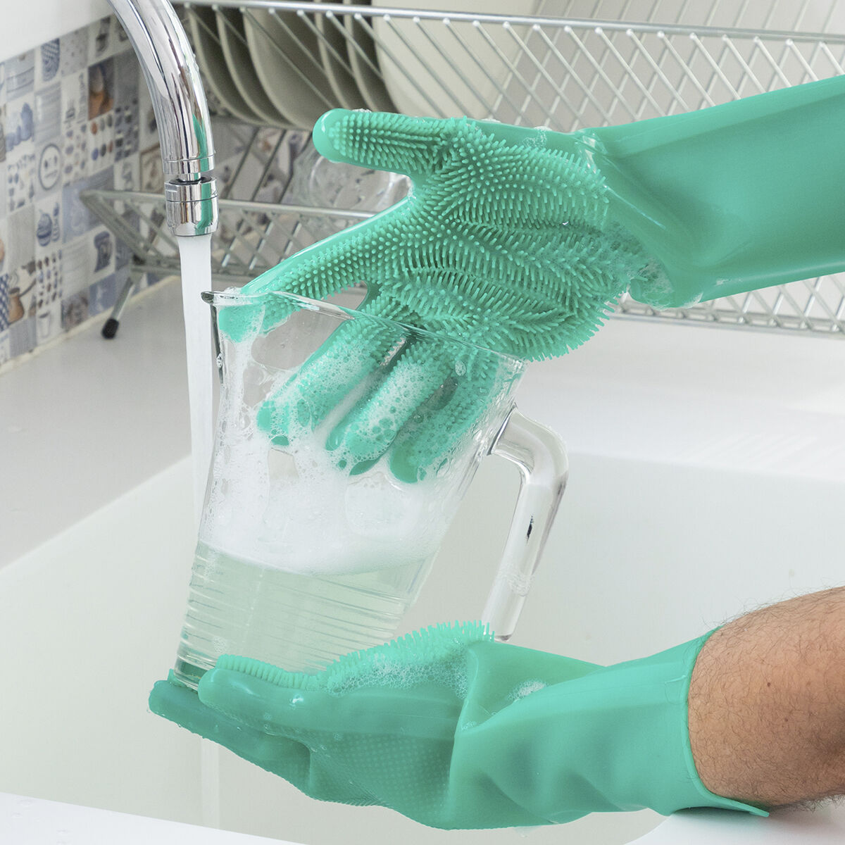 Γάντια Σιλικόνης Πολλαπλών Χρήσεων InnovaGoods