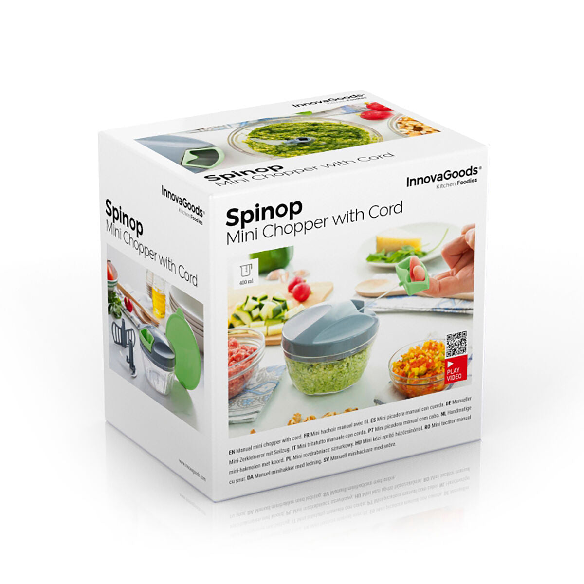 Μικρό Χειροκίνητο Μίξερ με Σχοινί Spinop InnovaGoods
