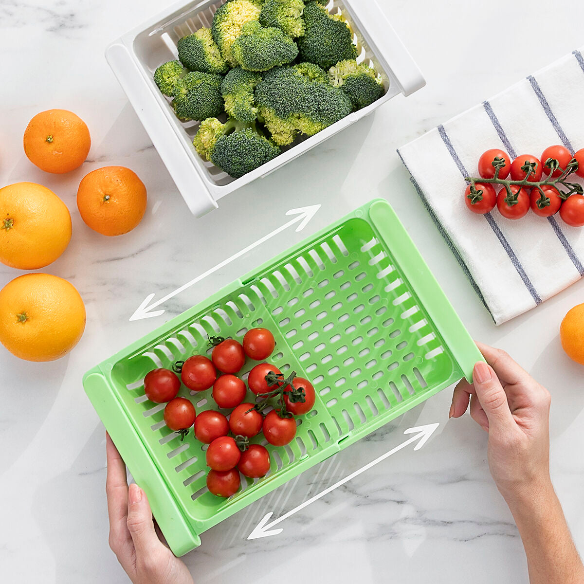 Ρυθμιζόμενος Διοργανωτής για το Ψυγείο Friwer InnovaGoods x2