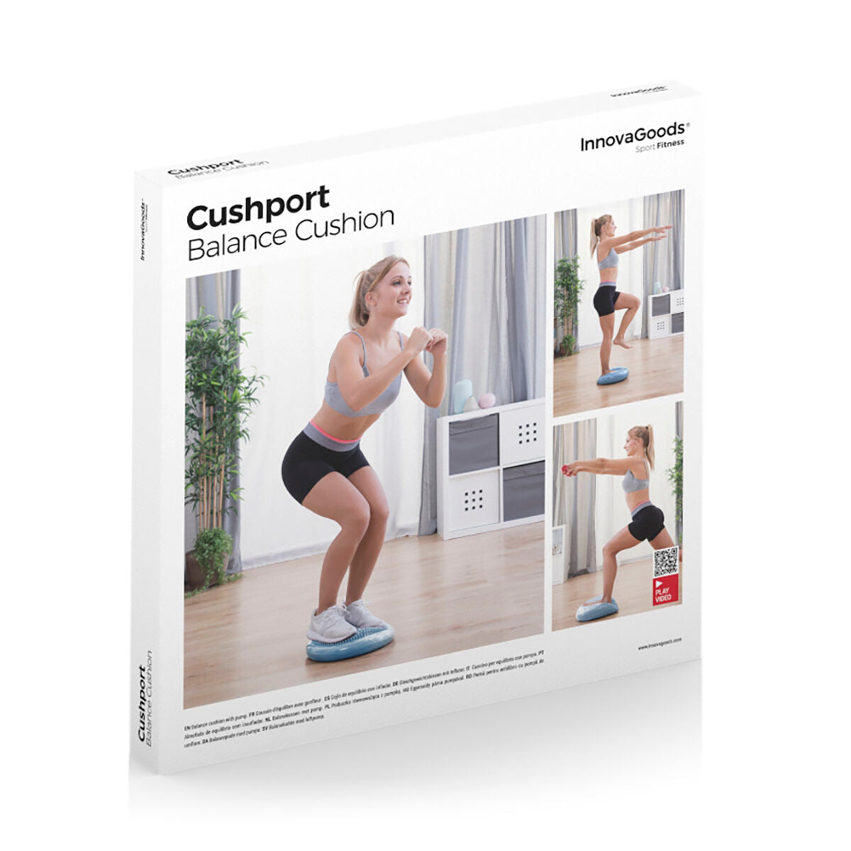 Μαξιλάρι Ισορροπίας με Φουσκωτή Cushport InnovaGoods