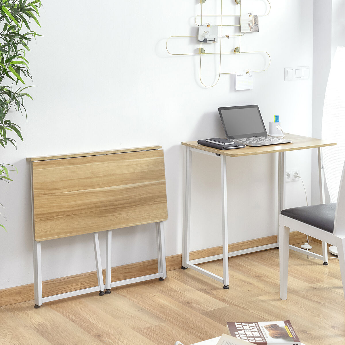 Πτυσσόμενο γραφείο InnovaGoods V0103358 Λευκό (Ανακαινισμenα B)