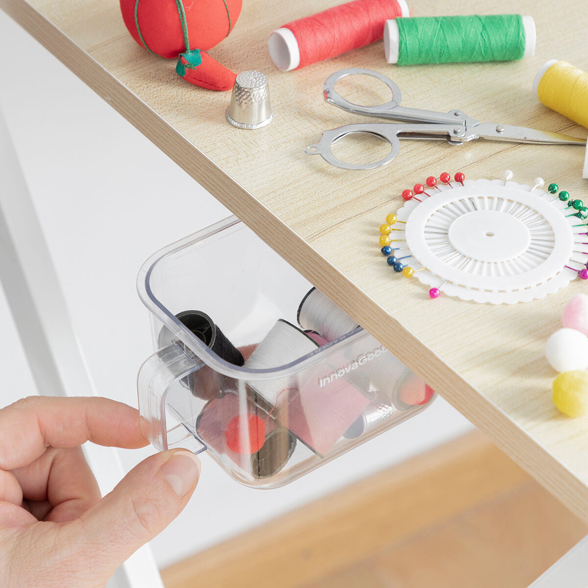 Αφαιρούμενα αυτοκόλλητα δοχεία κουζίνας Handstore InnovaGoods x2