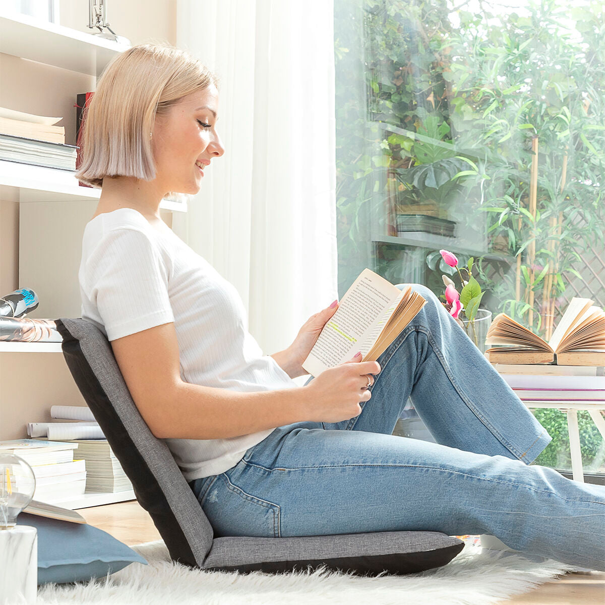 Ανακλινόμενη Καρέκλα Δαπέδου Sitinel InnovaGoods