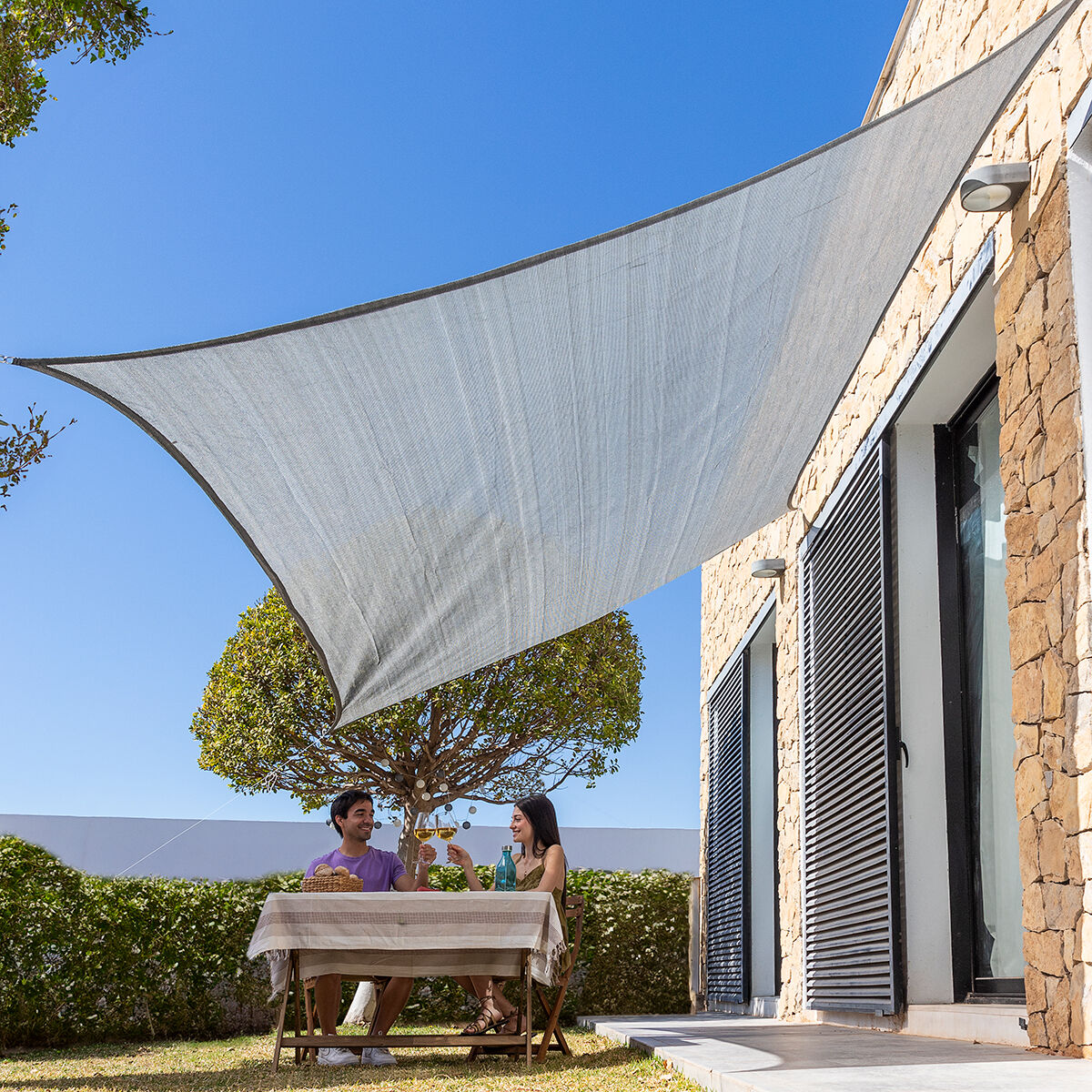 Ορθογώνια Τέντα Ιστίου Σκιάς Reshad InnovaGoods 3 x 4 m