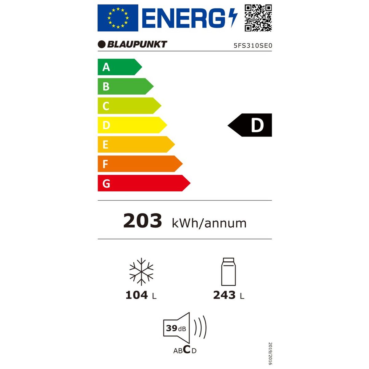 Συνδυασμένο Ψυγείο Blaupunkt 5FS (Ανακαινισμenα B)
