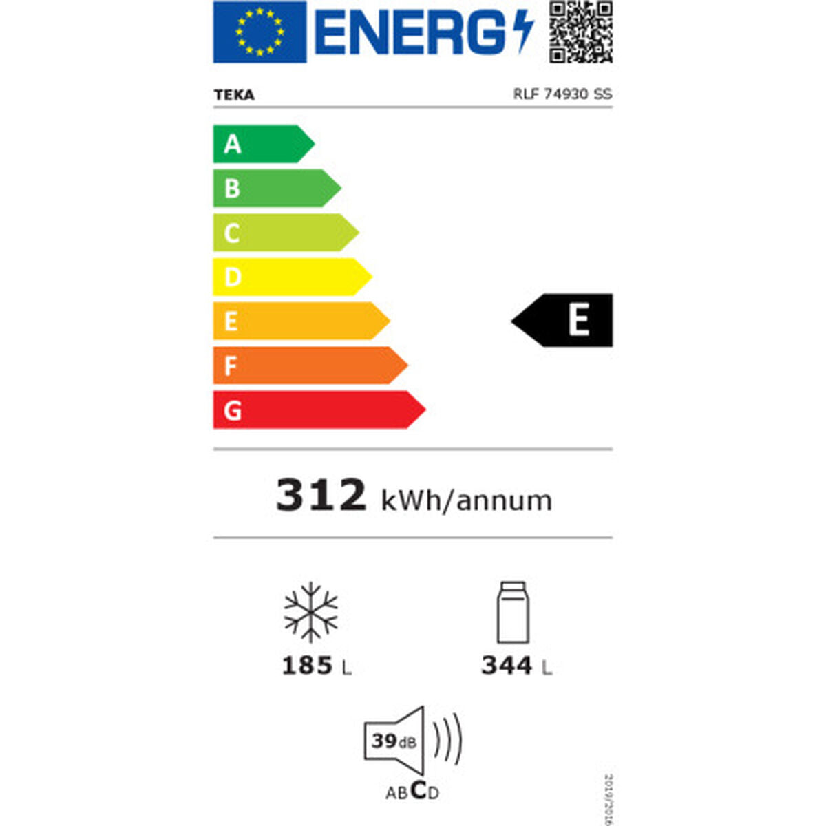 Συνδυασμένο Ψυγείο Teka RLF74930SS Ασημί (Ανακαινισμenα A)