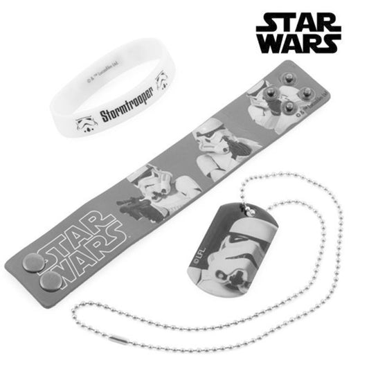 Βραχιόλι και Μενταγιόν Stormtrooper (Star Wars)