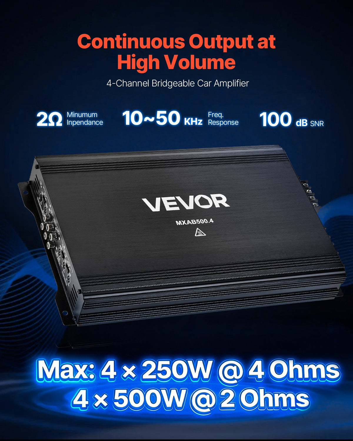 VEVOR Car Audio Amplifier