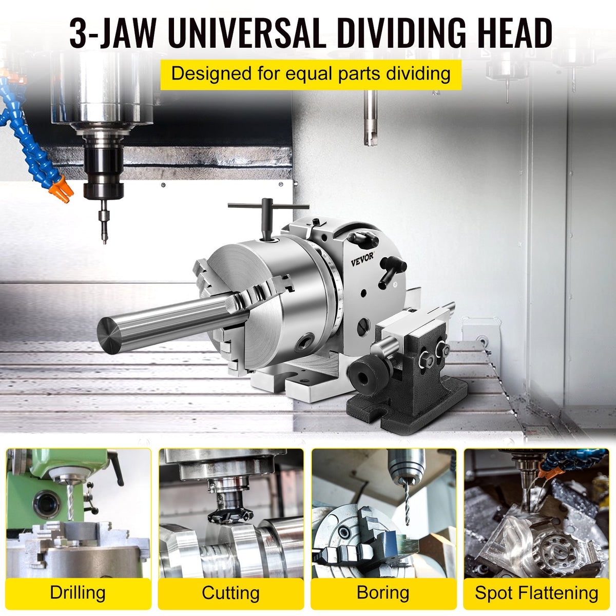 VEVOR BS-0 Precision Dividing Head