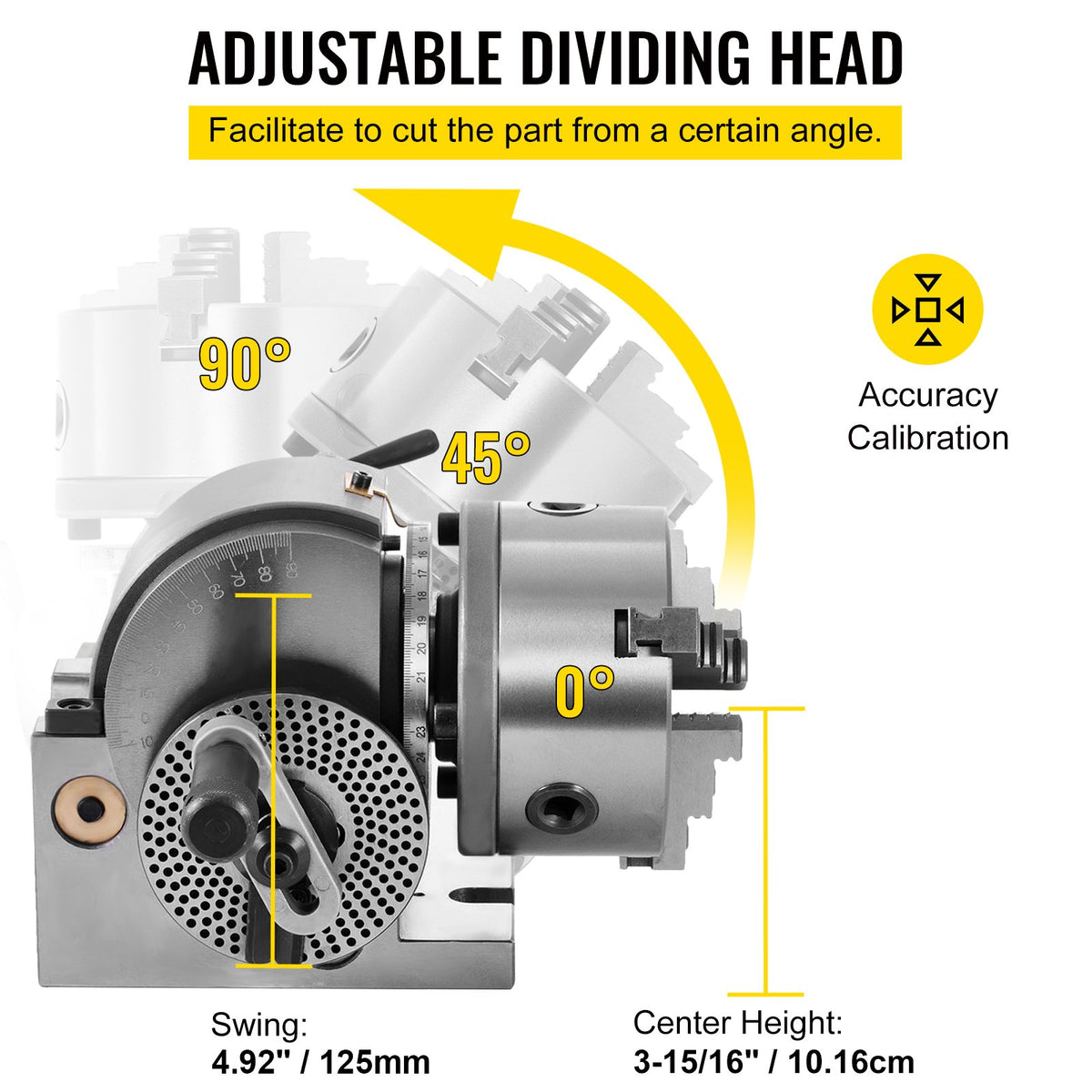 VEVOR BS-0 Precision Dividing Head
