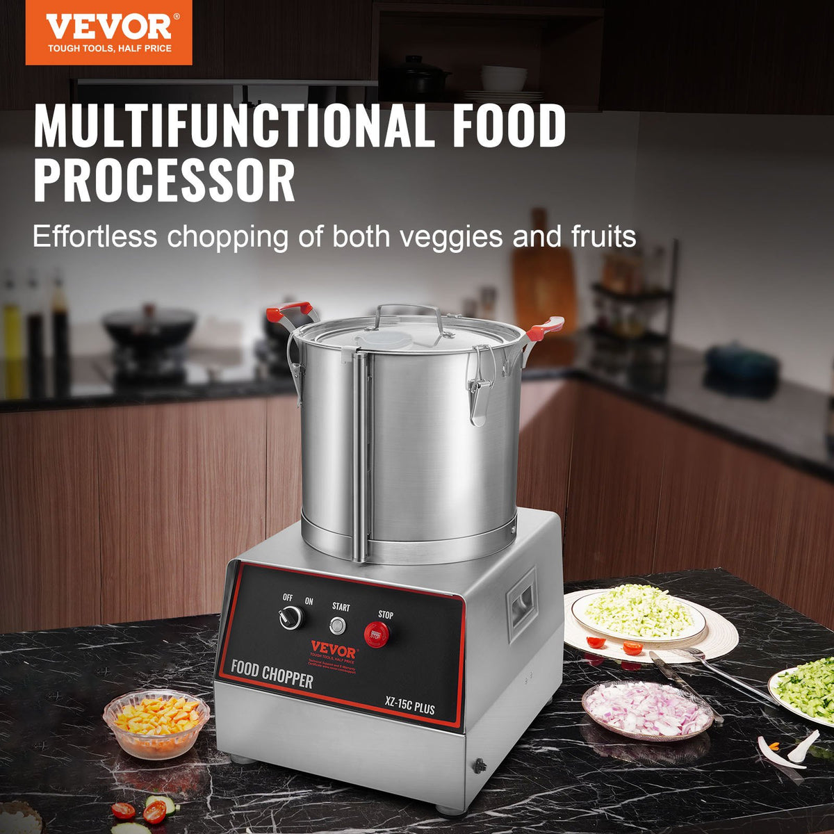 VEVOR Food Processor & Vegetable Chopper