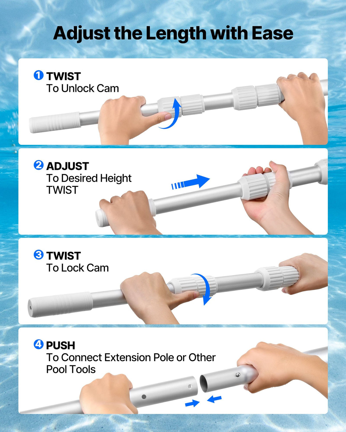 VEVOR Pool Pole