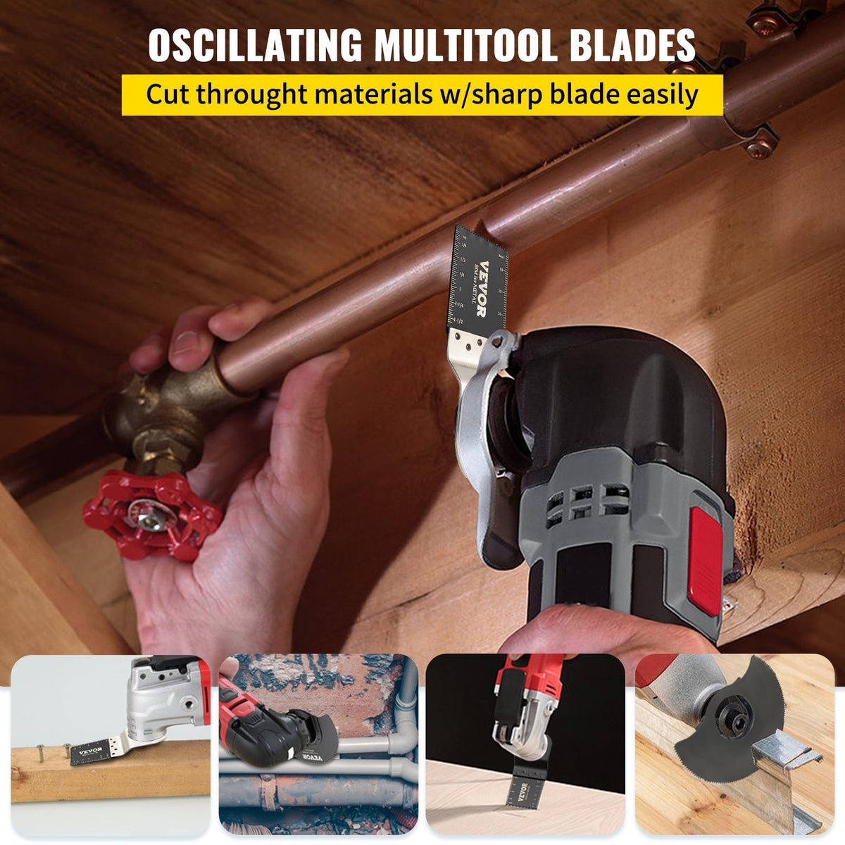 VEVOR 50 PCS Oscillating Saw Blades