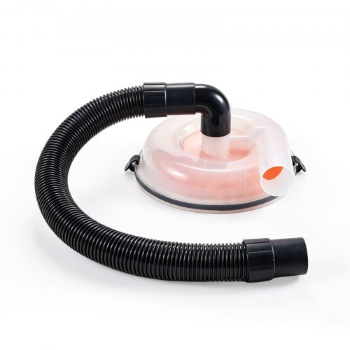 VEVOR Cyclone Dust Separator Kit, 50.8-63.5 mm Vacuum Dust Collector, for Woodworking and Shop Wet/Dry Vacuums, Fits Standard 5 Gallon Buckets (Exclude), Elbow Adapter & 90 cm Hose, Translucent